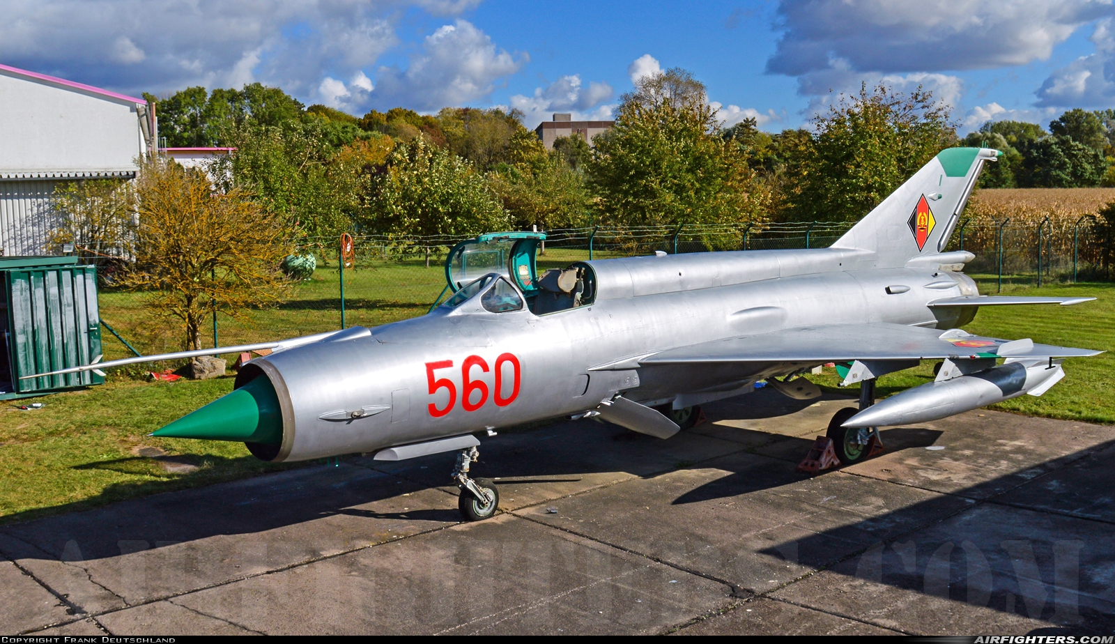 East Germany - Air Force Mikoyan-Gurevich MiG-21M 560 at Sömmerda - Dermsdorf (EDBS), Germany
