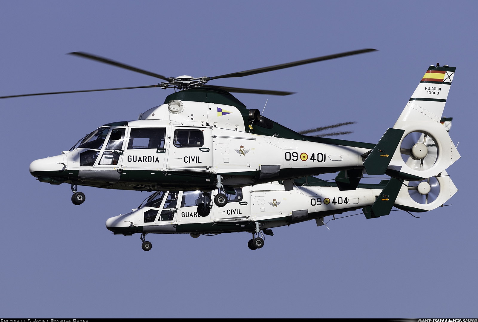Spain - Guardia Civil Aerospatiale SA-365N3 Dauphin 2 HU.30-01-10083 at Madrid - Torrejon (TOJ / LETO), Spain