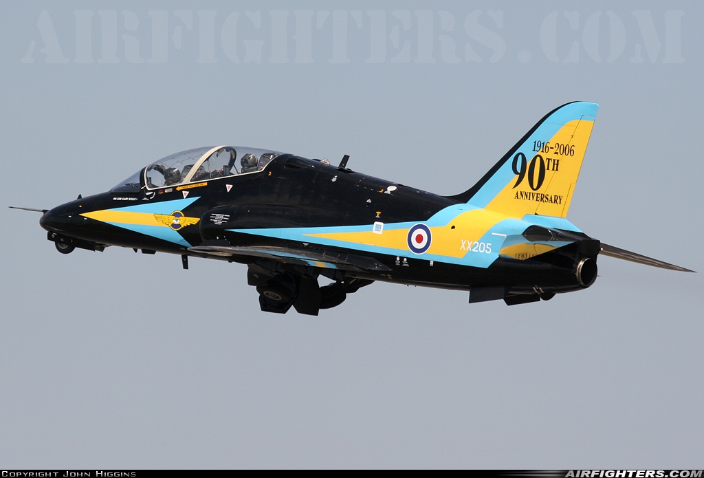 UK - Air Force British Aerospace Hawk T.1A XX205 at Fairford (FFD / EGVA), UK