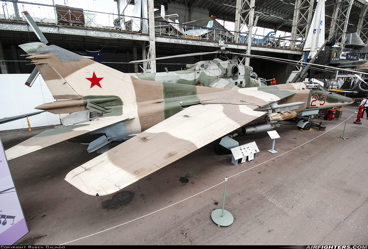 Egypt - Air Force Mikoyan-Gurevich MiG-23BN 4421 at Off-Airport - Brussels, Belgium