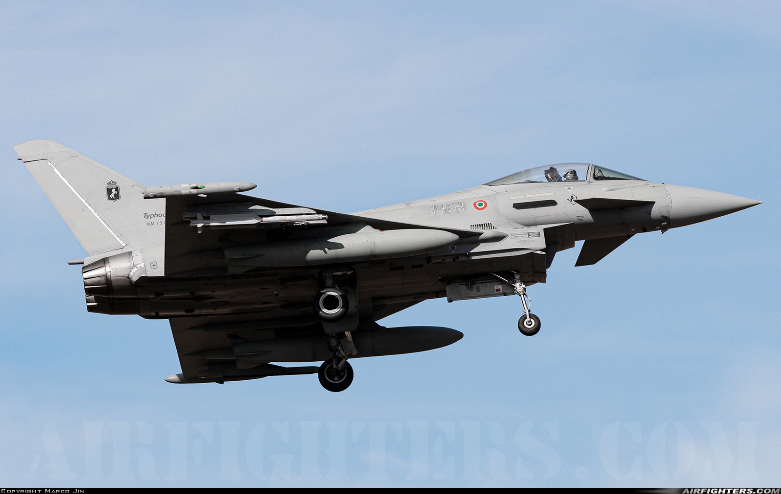 Italy - Air Force Eurofighter F-2000A Typhoon (EF-2000S) MM7342 at Grosseto (- Corrado Baccarini) (GRS / LIRS), Italy