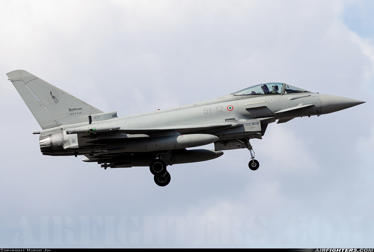 Italy - Air Force Eurofighter F-2000A Typhoon (EF-2000S) MM7339 at Grosseto (- Corrado Baccarini) (GRS / LIRS), Italy