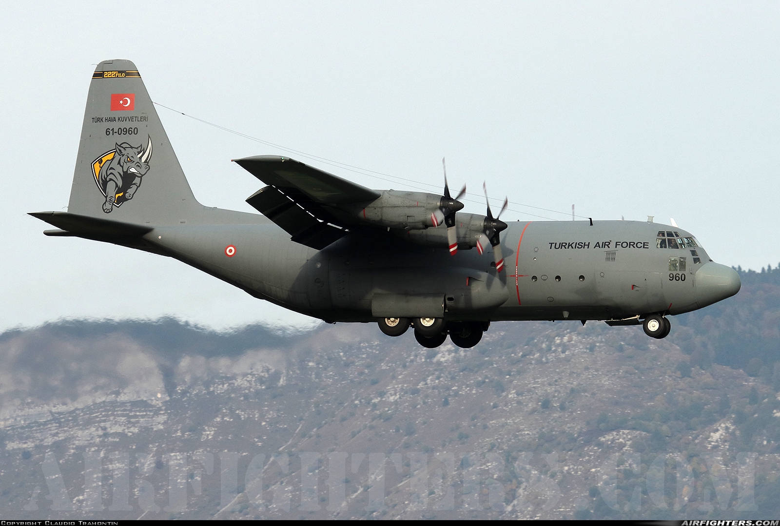 Türkiye - Air Force Lockheed C-130B Hercules (L-282) 61-0960 at Aviano (- Pagliano e Gori) (AVB / LIPA), Italy