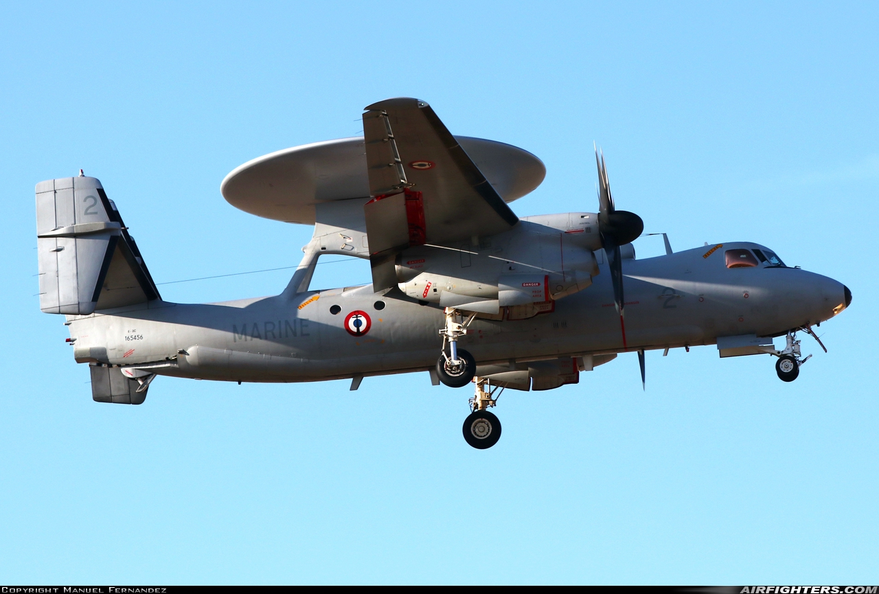 France - Navy Grumman E-2C Hawkeye 2 at Albacete (- Los Llanos) (LEAB), Spain