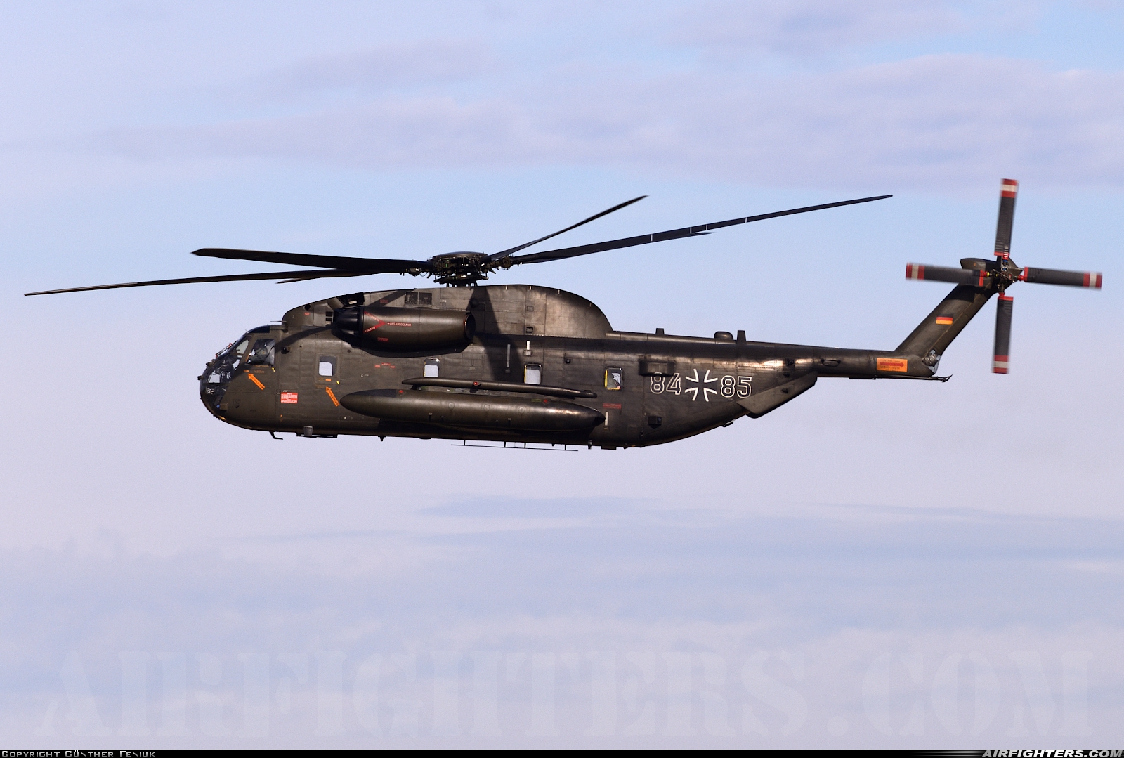 Germany - Army Sikorsky CH-53GS (S-65) 84+85 at Nuremberg (NUE / EDDN), Germany