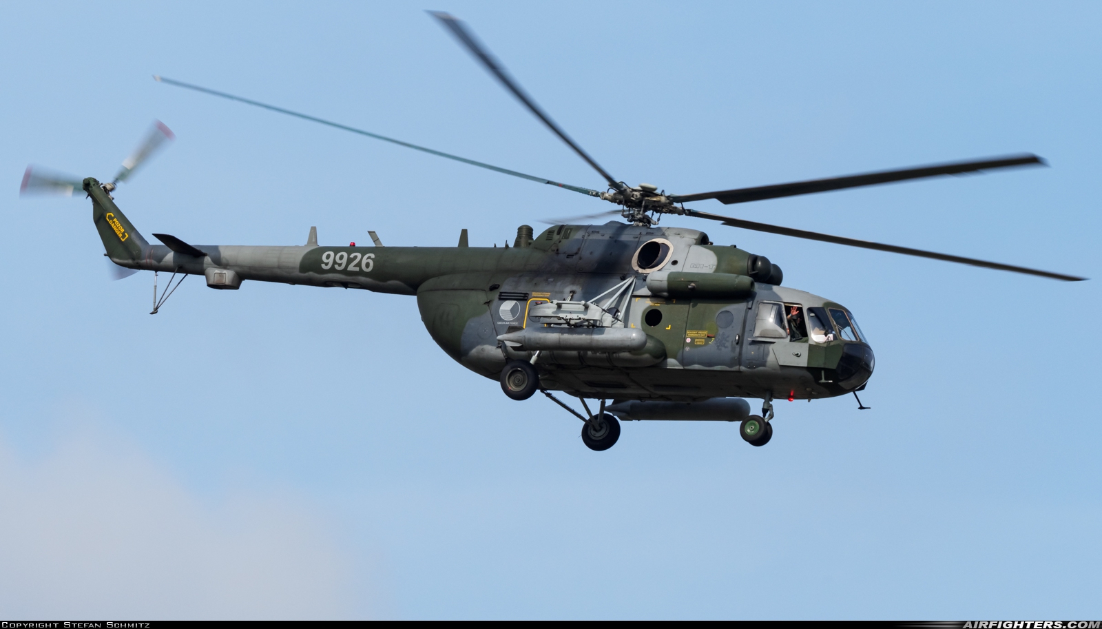 Czech Republic - Air Force Mil Mi-171Sh 9926 at Kleine Brogel (EBBL), Belgium