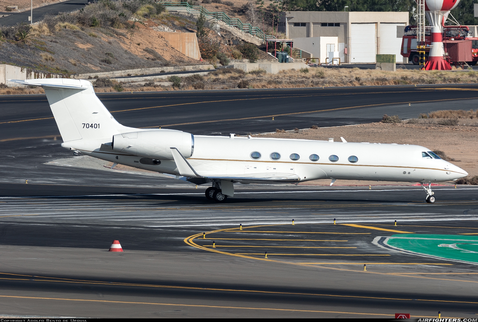 USA - Air Force Gulfstream Aerospace C-37A (G550) 97-0401 at Gran Canaria (- Las Palmas / Gando) (LPA / GCLP), Spain