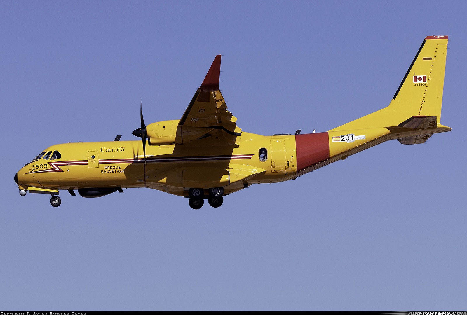 Canada - Air Force CASA CC-295 Kingfisher (C-295MPA-W) 295509 at Seville (- San Pablo) (SVQ / LEZL), Spain
