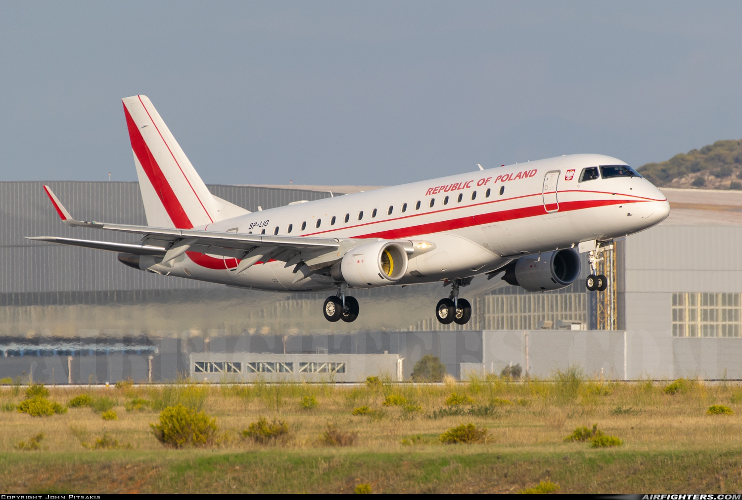 Poland - Government Embraer ERJ-170-200LR SP-LIG at Athens - Eleftherios Venizelos (Spata) (ATH / LGAV), Greece