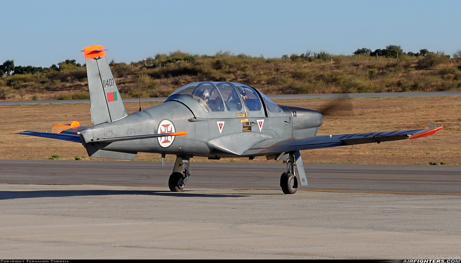 Portugal - Air Force Socata TB-30 Epsilon 11407 at Castelo Branco (LPCB), Portugal