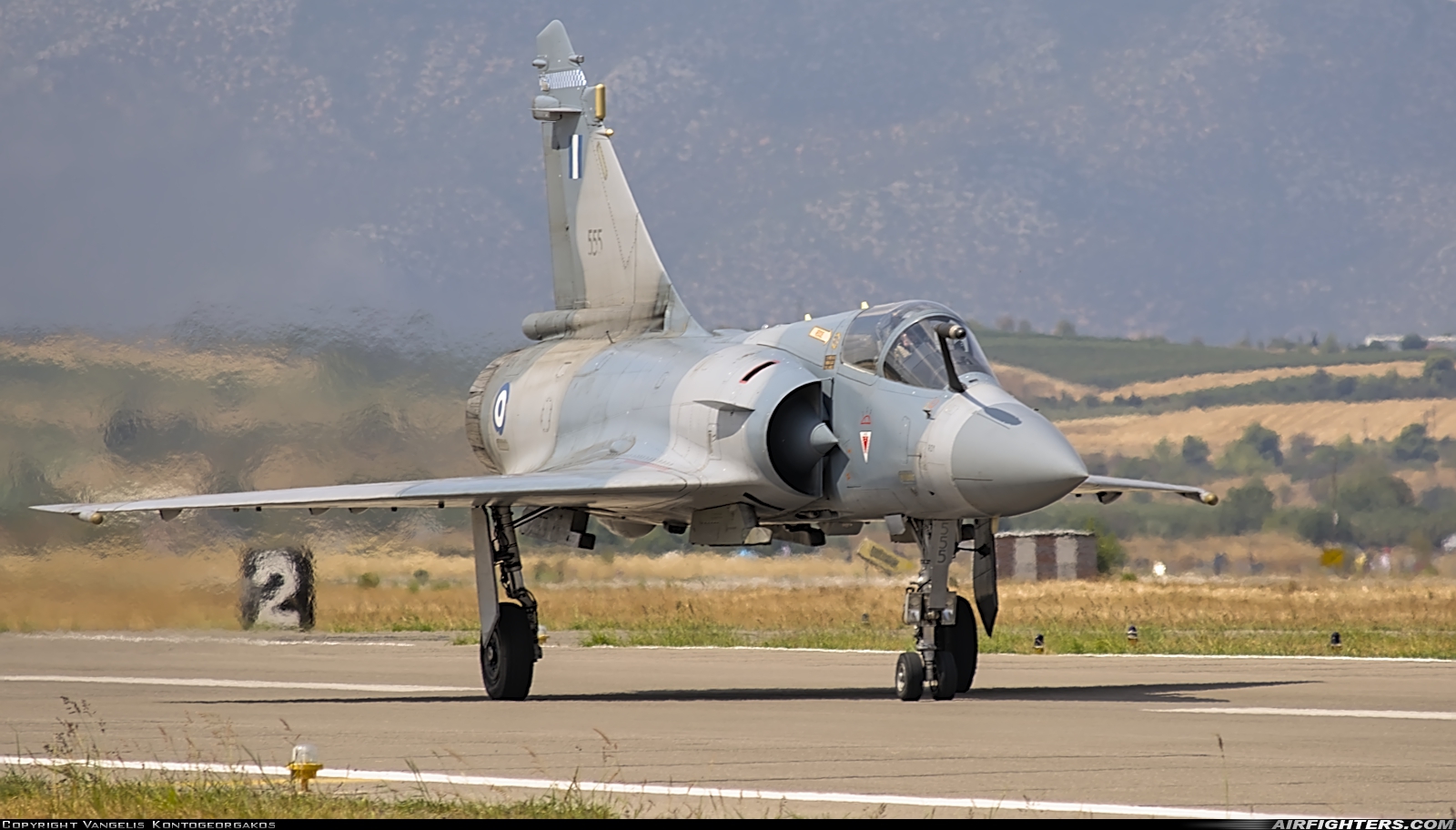 Greece - Air Force Dassault Mirage 2000-5EG 555 at Tanagra (LGTG), Greece
