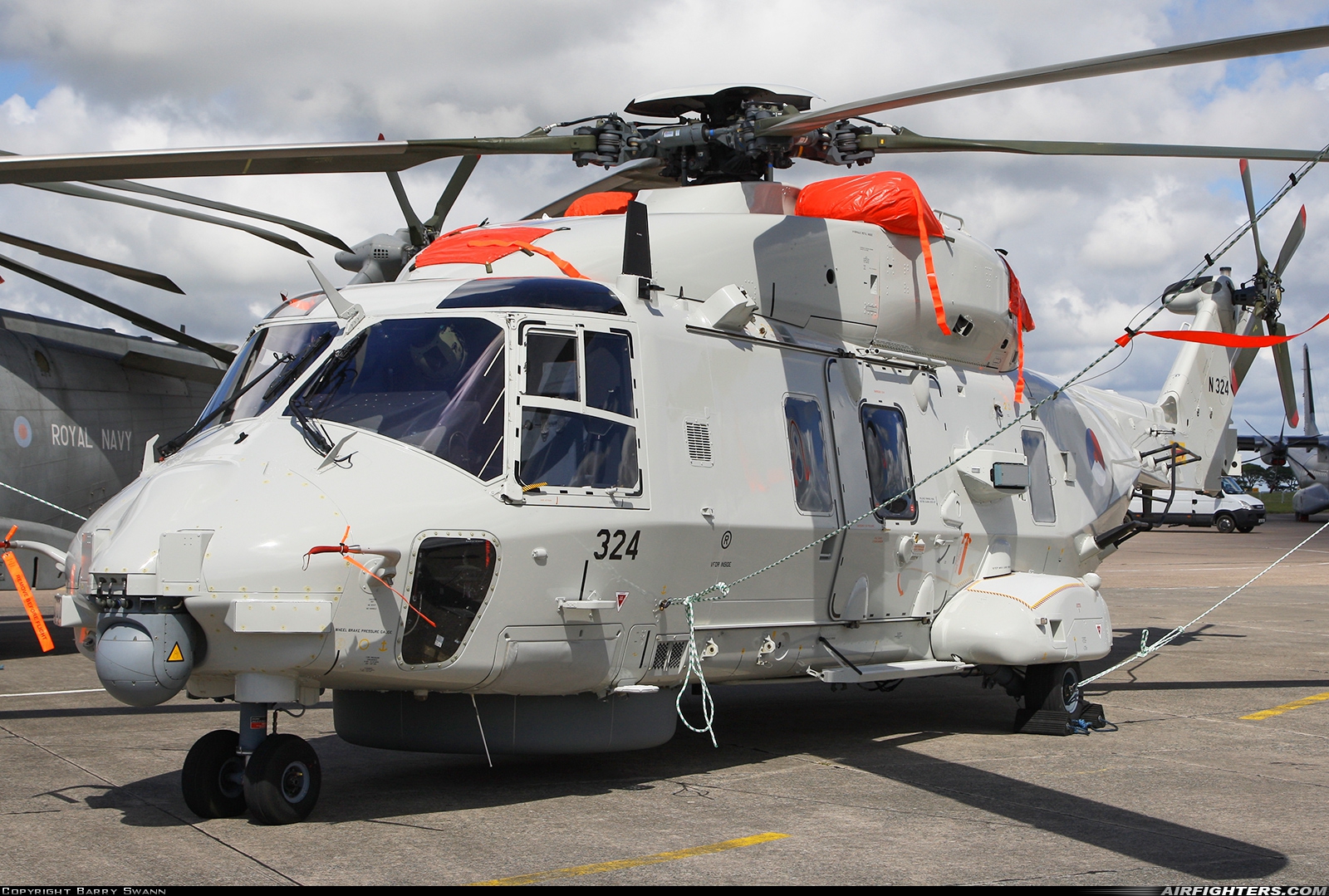Netherlands - Navy NHI NH-90NFH N-324 at Culdrose (EGDR), UK