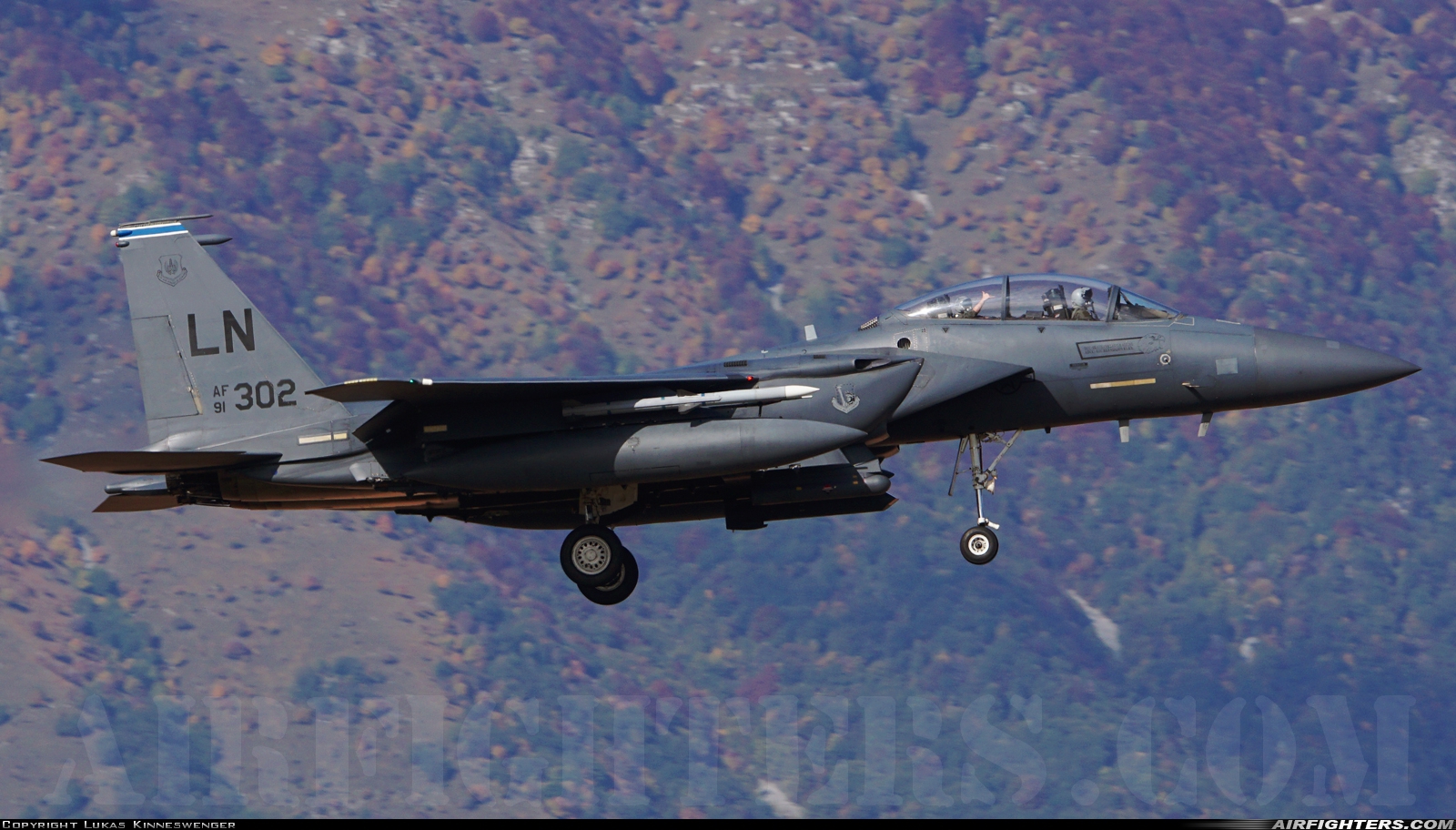 USA - Air Force McDonnell Douglas F-15E Strike Eagle 91-0302 at Aviano (- Pagliano e Gori) (AVB / LIPA), Italy