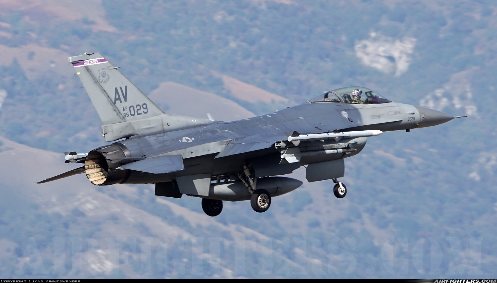 USA - Air Force General Dynamics F-16C Fighting Falcon 89-2029 at Aviano (- Pagliano e Gori) (AVB / LIPA), Italy