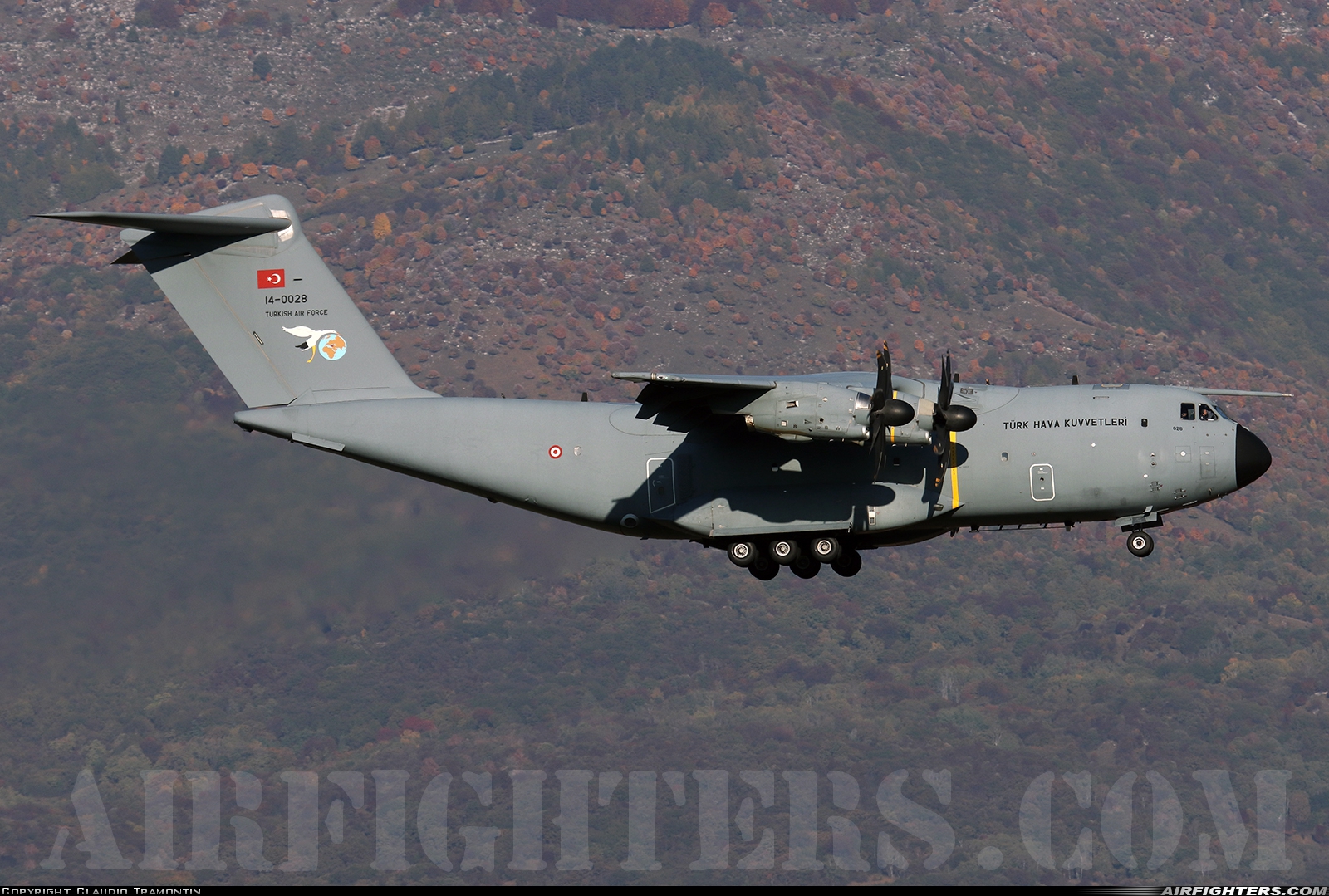 Türkiye - Air Force Airbus A400M-180 Atlas 14-0028 at Aviano (- Pagliano e Gori) (AVB / LIPA), Italy