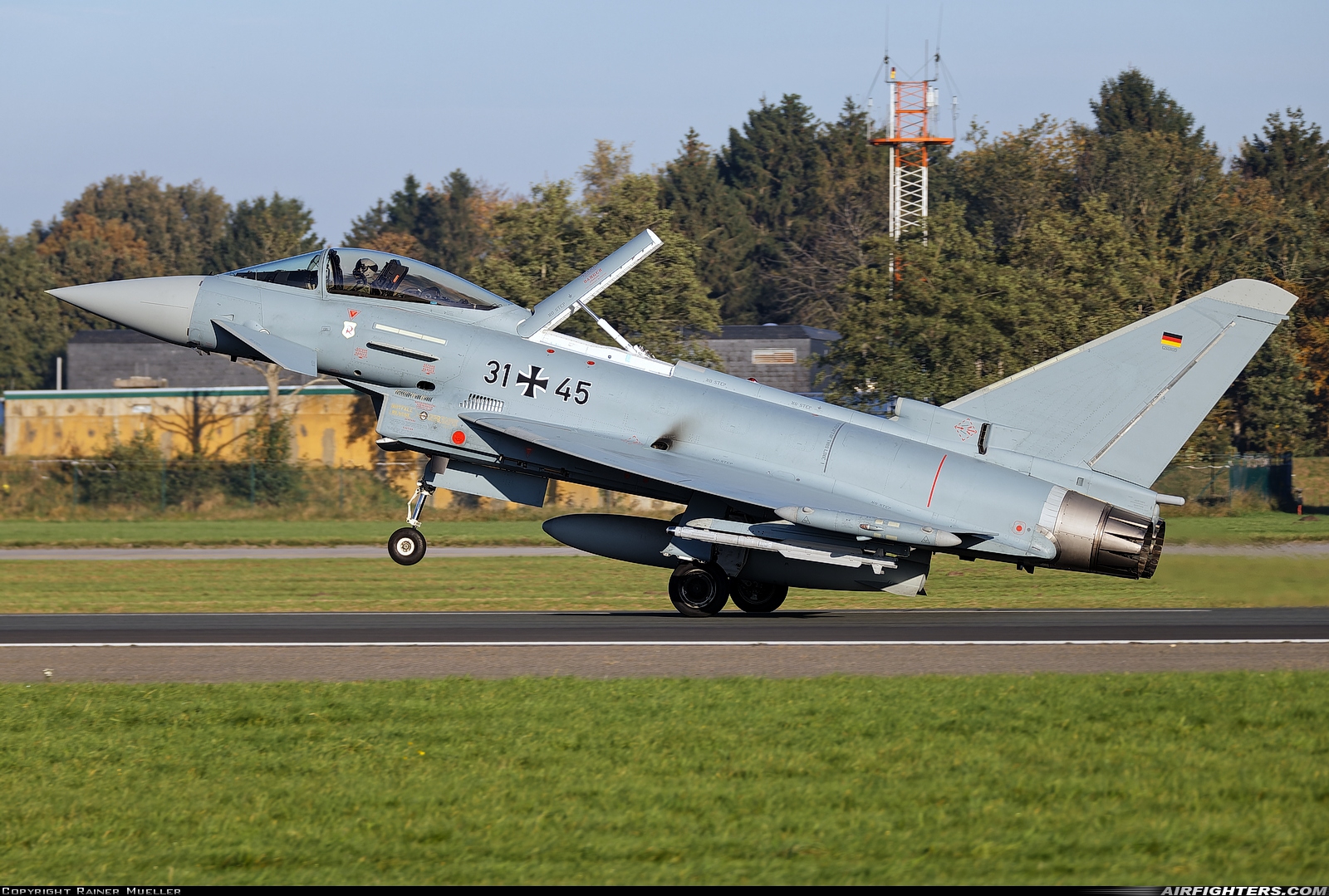 Germany - Air Force Eurofighter EF-2000 Typhoon S 31+45 at Wittmundhafen (Wittmund) (ETNT), Germany