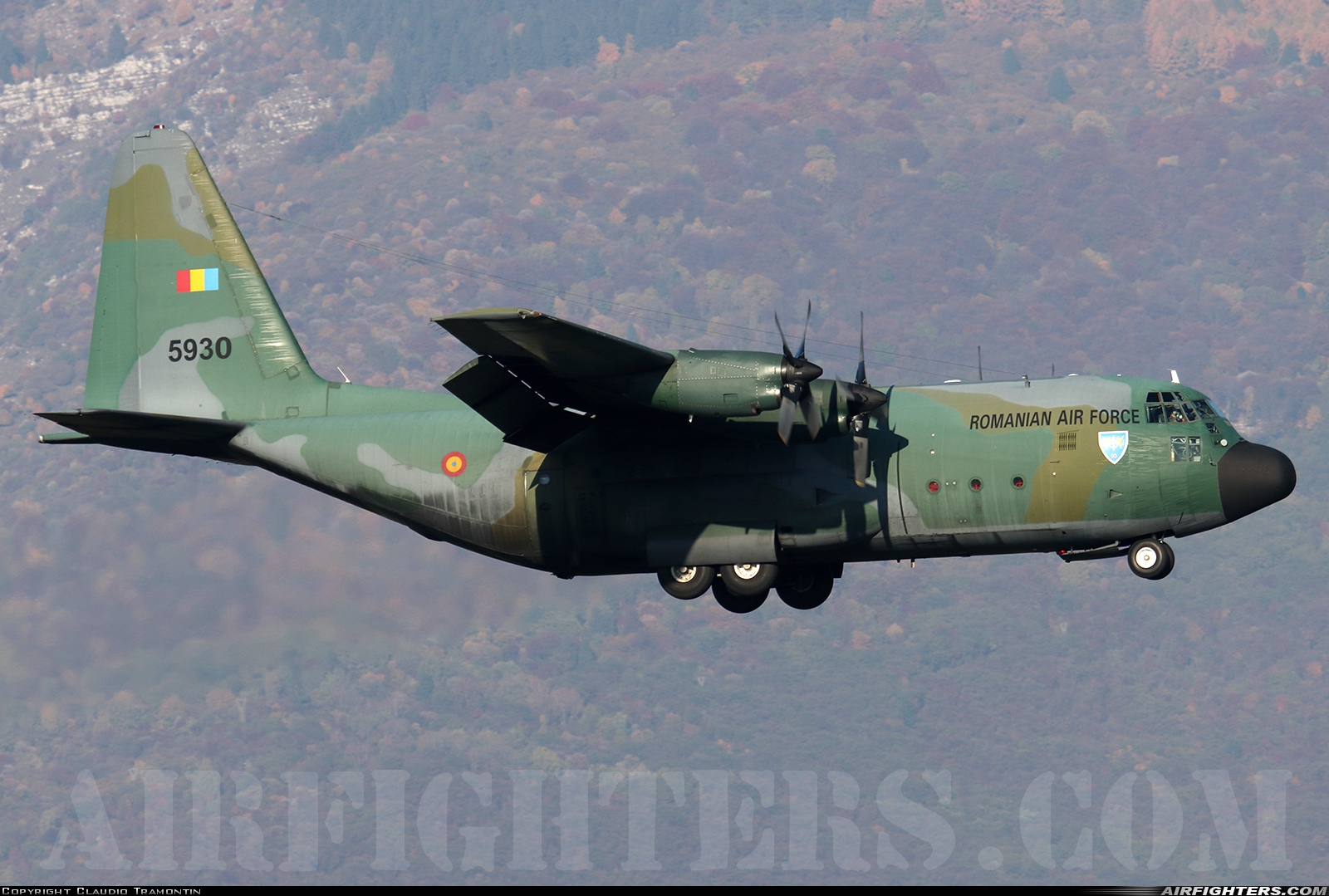 Romania - Air Force Lockheed C-130B Hercules (L-282) 5930 at Aviano (- Pagliano e Gori) (AVB / LIPA), Italy