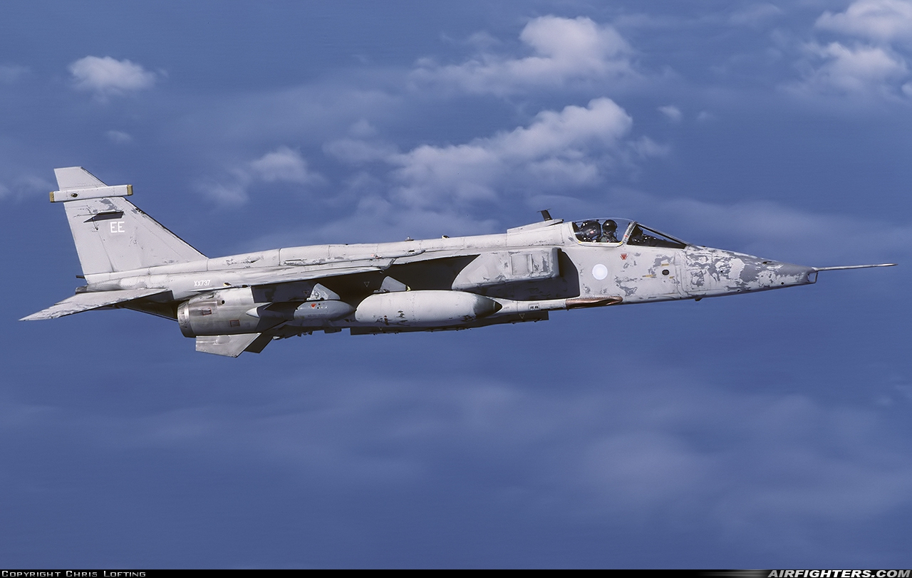 UK - Air Force Sepecat Jaguar GR3A XX737 at In Flight, UK