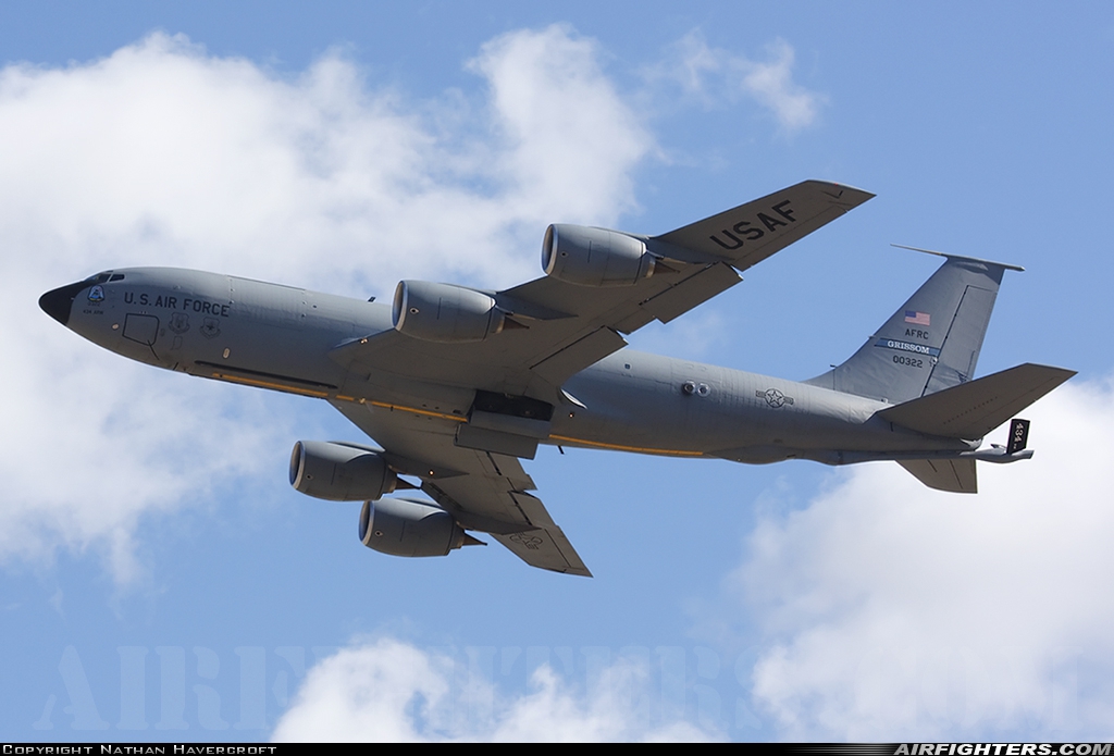 USA - Air Force Boeing KC-135R Stratotanker (717-100) 60-0322 at Riverside - March ARB (AFB / Field) (RIV / KRIV), USA