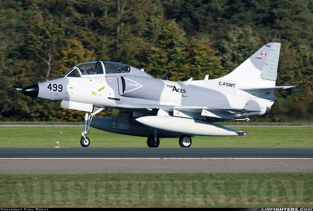 Company Owned - Top Aces (ATSI) Douglas TA-4J Skyhawk C-FGWT at Wittmundhafen (Wittmund) (ETNT), Germany