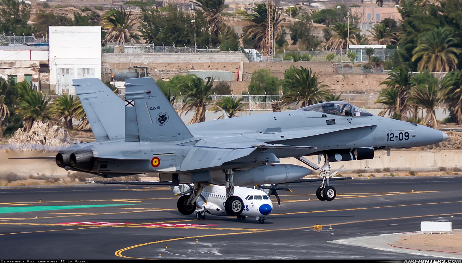 Spain - Air Force McDonnell Douglas C-15 Hornet (EF-18A+) C.15-51 at La Palma (Santa Cruz de la Palma) (SPC / GCLA), Spain