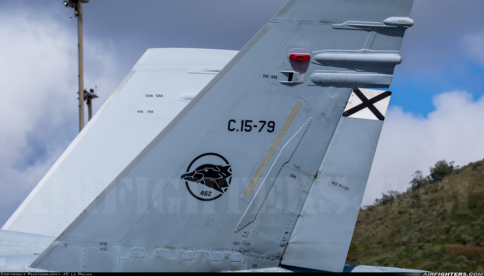 Spain - Air Force McDonnell Douglas F/A-18A+ Hornet C.15-79 at Tenerife Norte - Los Rodeos (TFN / GCXO), Spain