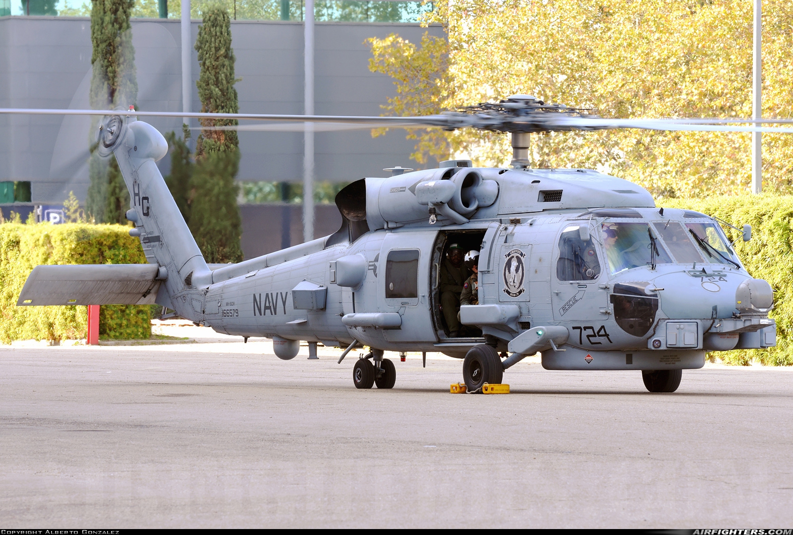 USA - Navy Sikorsky MH-60R Strikehawk (S-70B) 166579 at Off-Airport - Madrid, Spain