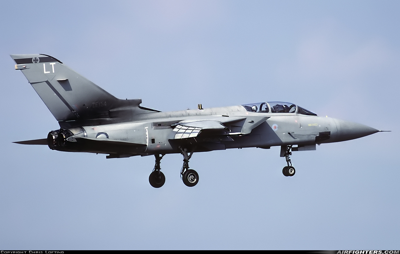 UK - Air Force Panavia Tornado F3 ZE154 at Coningsby (EGXC), UK