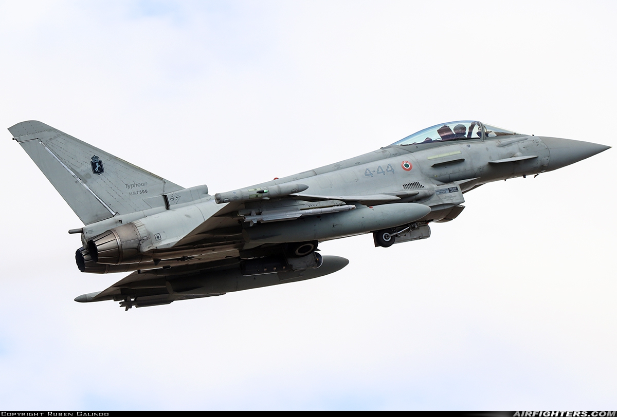 Italy - Air Force Eurofighter F-2000A Typhoon (EF-2000S) MM7300 at Albacete (- Los Llanos) (LEAB), Spain