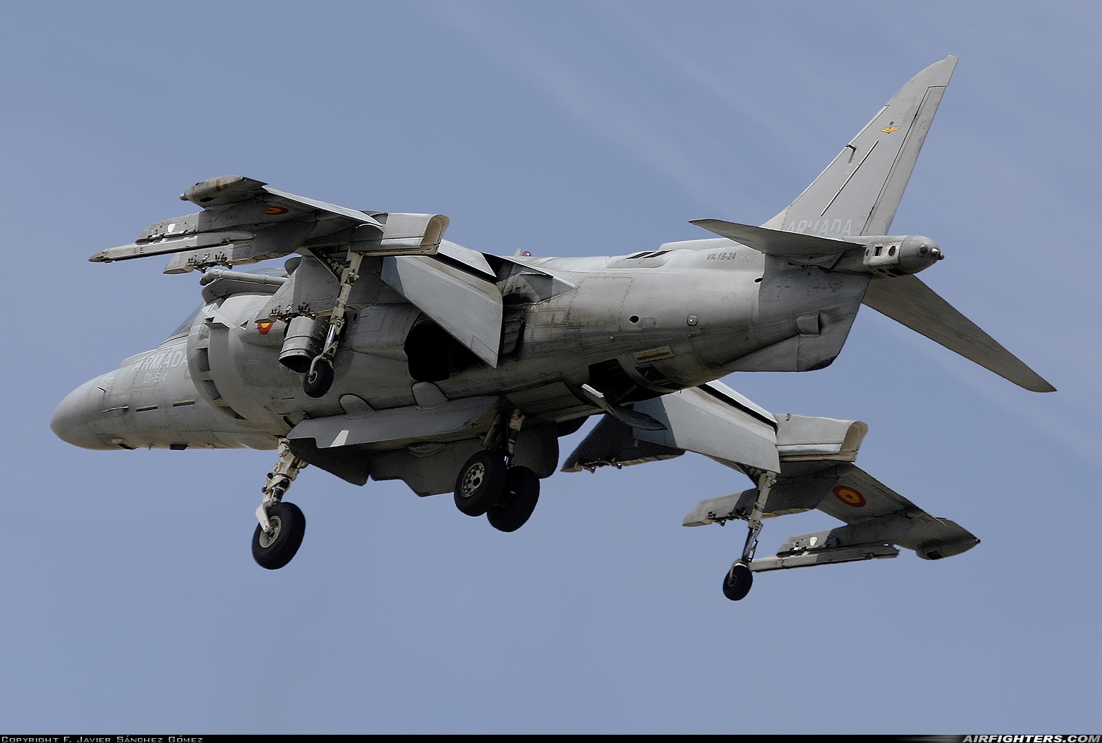 Spain - Navy McDonnell Douglas EAV-8B+ Harrier II VA.1B-24 at Murcia - San Javier (MJV / LELC), Spain