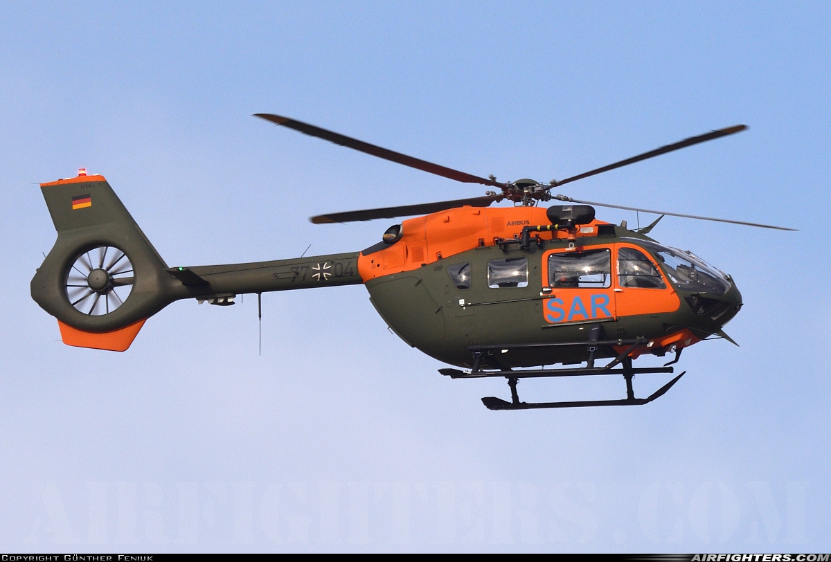 Germany - Army Eurocopter EC-645T2 77+04 at Nuremberg (NUE / EDDN), Germany