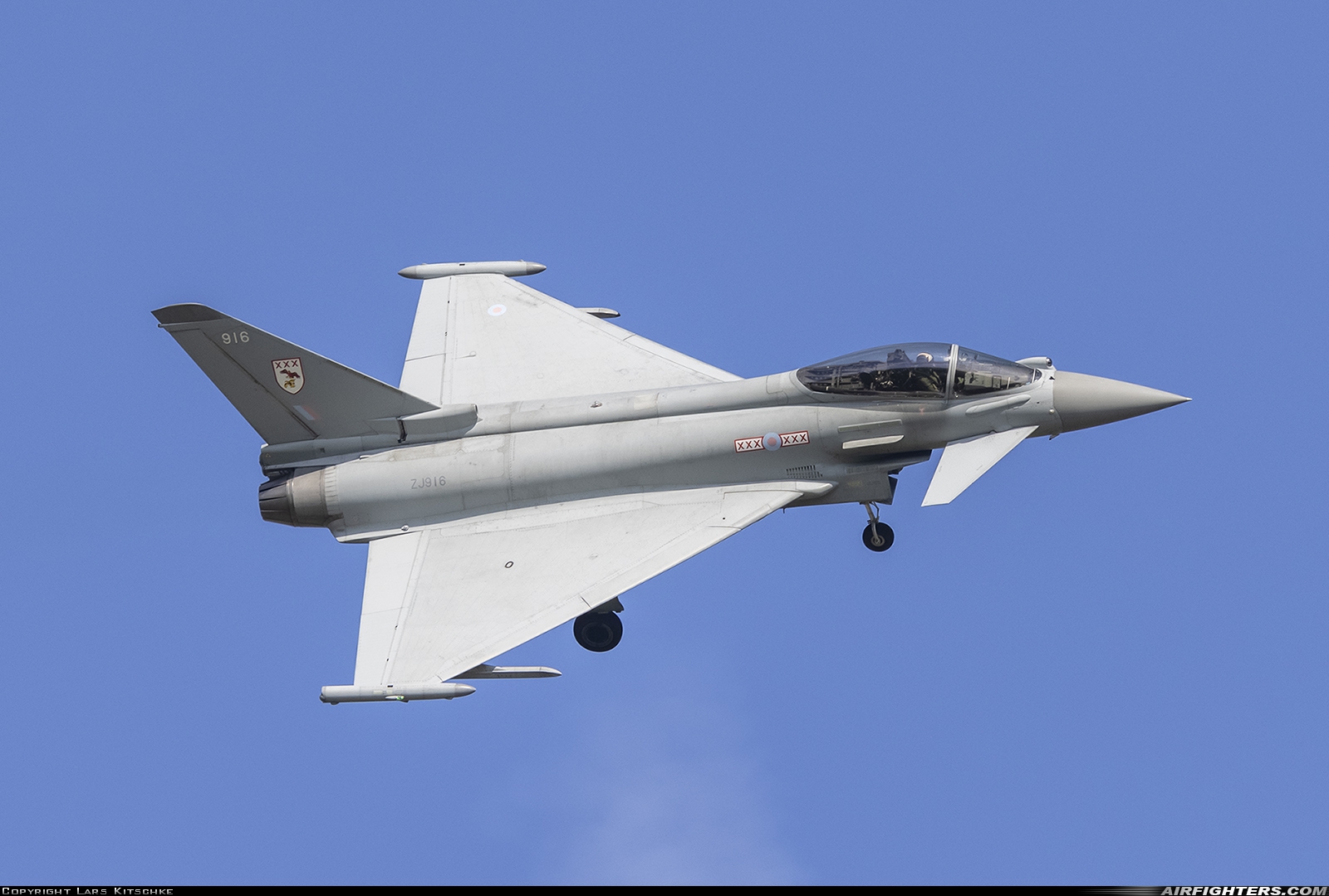 UK - Air Force Eurofighter Typhoon FGR4 ZJ916 at Luxeuil - St. Sauveur (LFSX), France