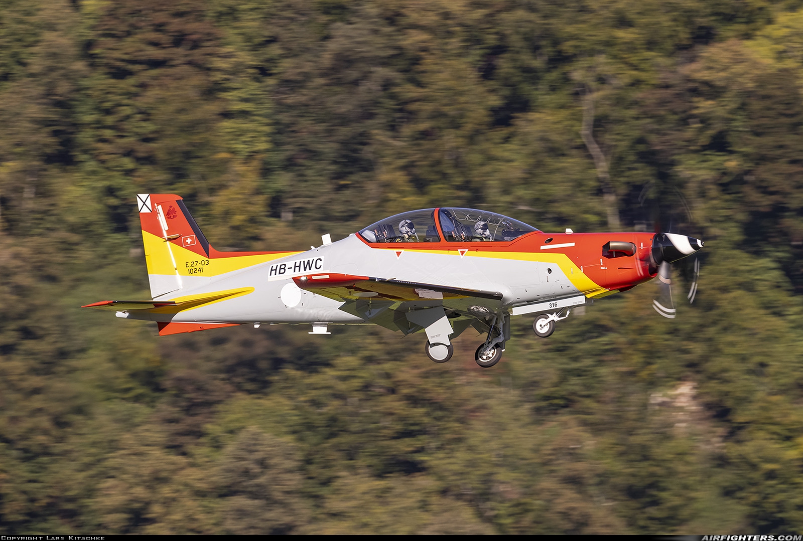 Spain - Air Force Pilatus PC-21 HB-HWC at Buochs (Stans) (LSMU / LSZC), Switzerland