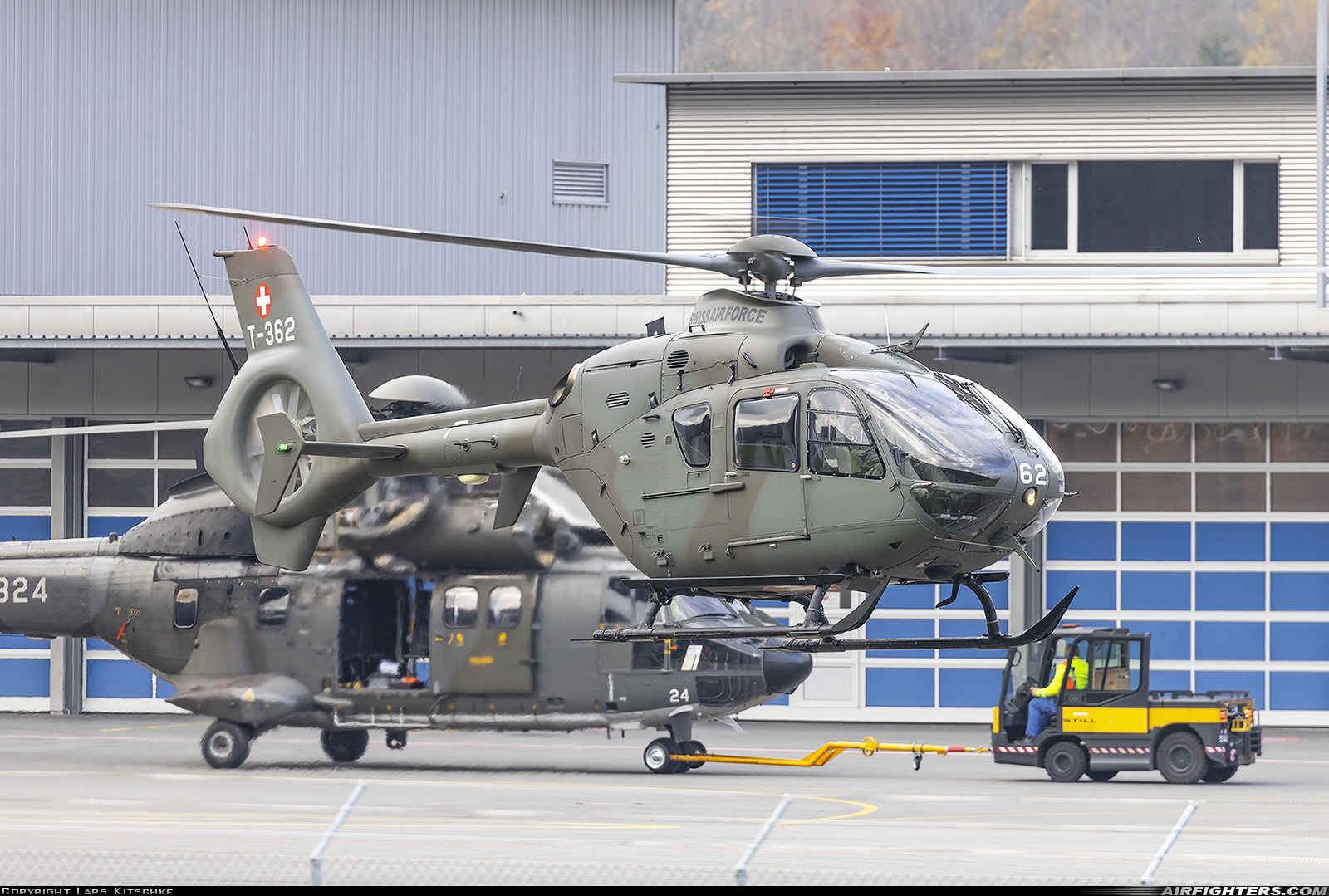 Switzerland - Air Force Eurocopter TH05 (EC-635P2+) T-362 at Alpnach (LSMA), Switzerland