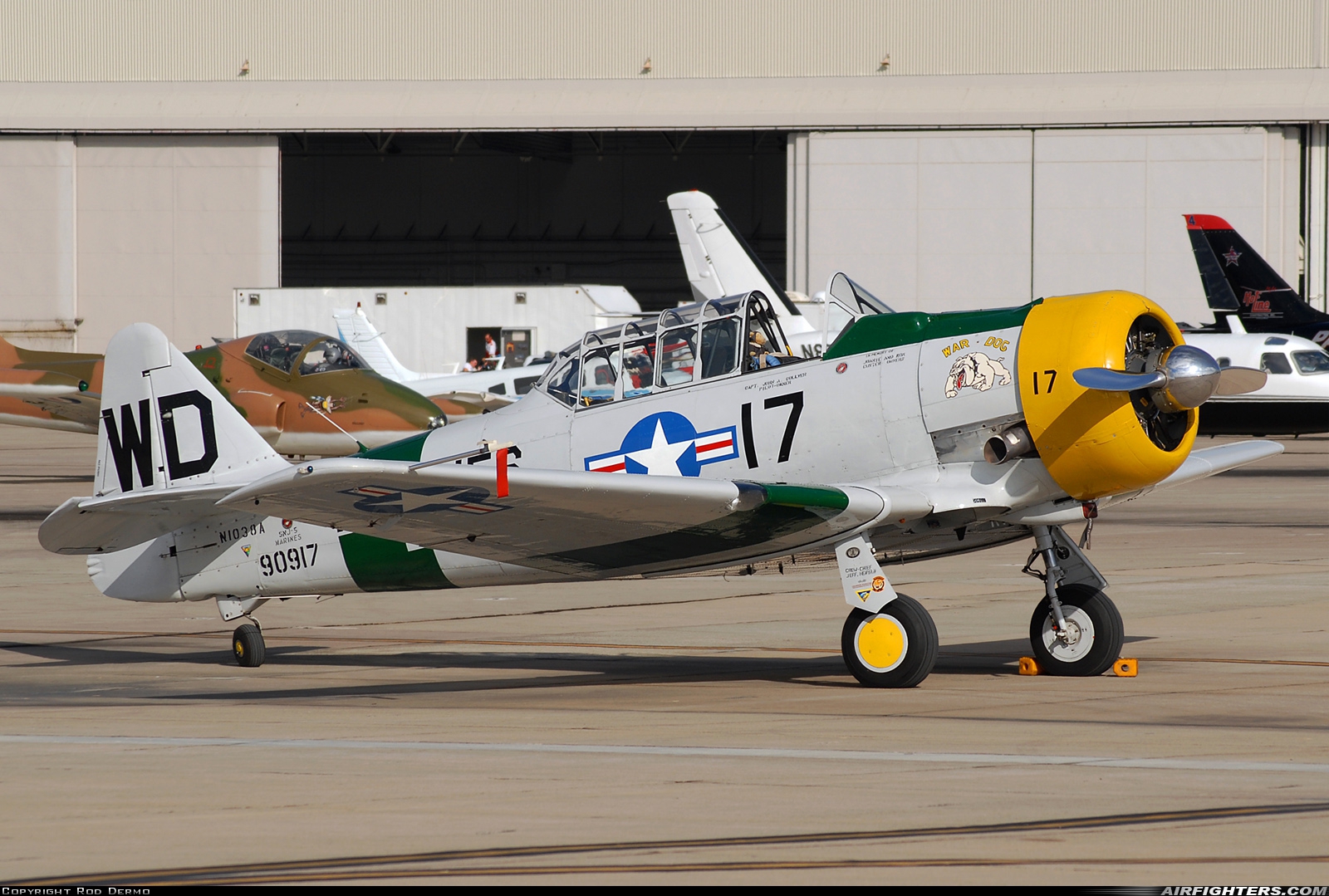 Private North American SNJ-5 Texan N1038A at San Diego - Miramar MCAS (NAS) / Mitscher Field (NKX / KNKX), USA