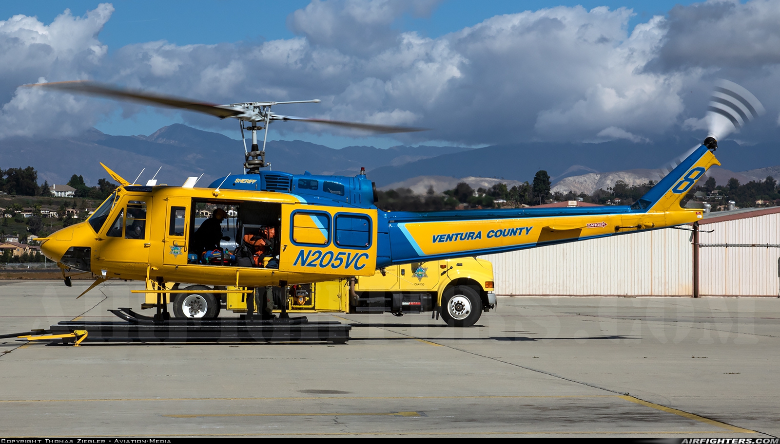 Local Government - USA - Ventura County - Fire Protection District Bell 205A-1 N205VC at Camarillo (Oxnard AFB) (CMA), USA