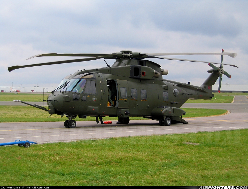 UK - Air Force AgustaWestland Merlin HC3 (Mk411) ZJ127 at Liege (- Bierset) (LGG / EBLG), Belgium
