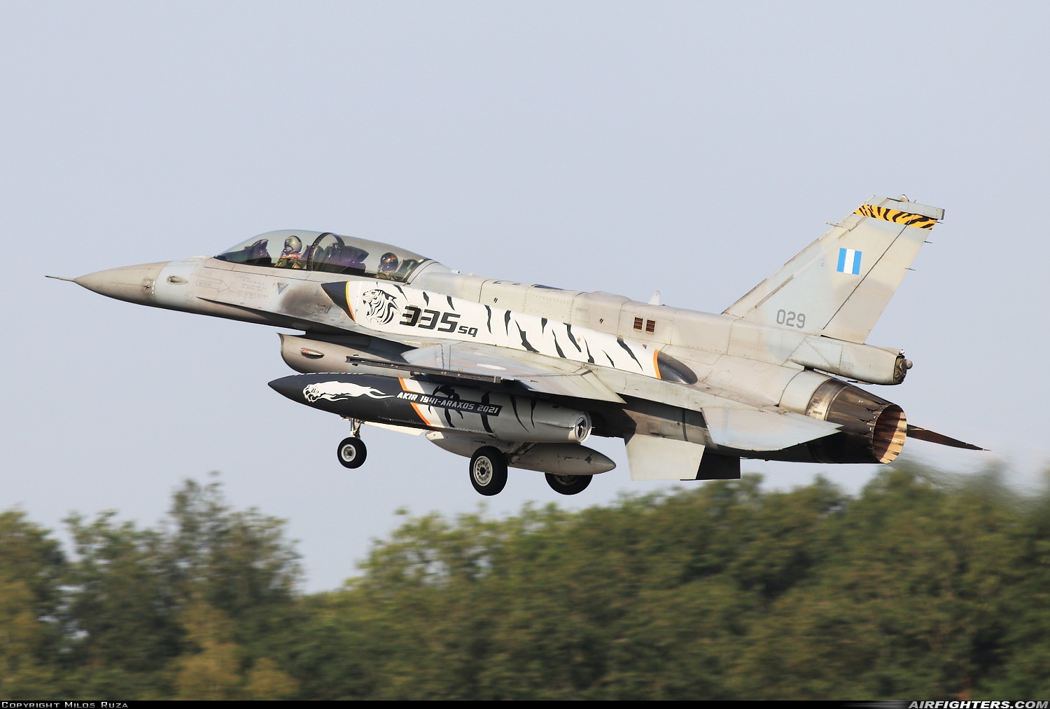Greece - Air Force General Dynamics F-16D Fighting Falcon 029 at Kleine Brogel (EBBL), Belgium