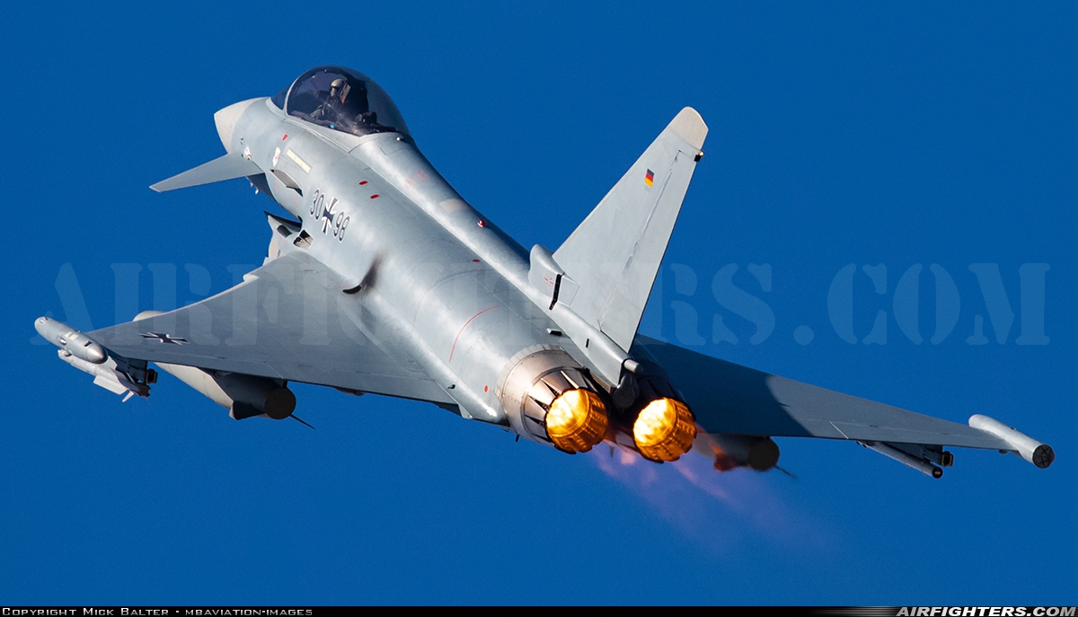 Germany - Air Force Eurofighter EF-2000 Typhoon S 30+98 at Wittmundhafen (Wittmund) (ETNT), Germany