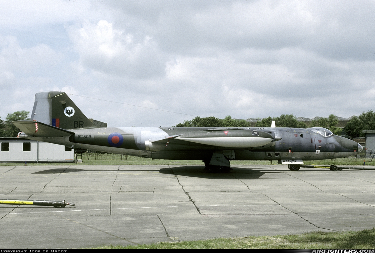UK - Air Force English Electric Canberra PR7 WT509 at Marham (King's Lynn -) (KNF / EGYM), UK