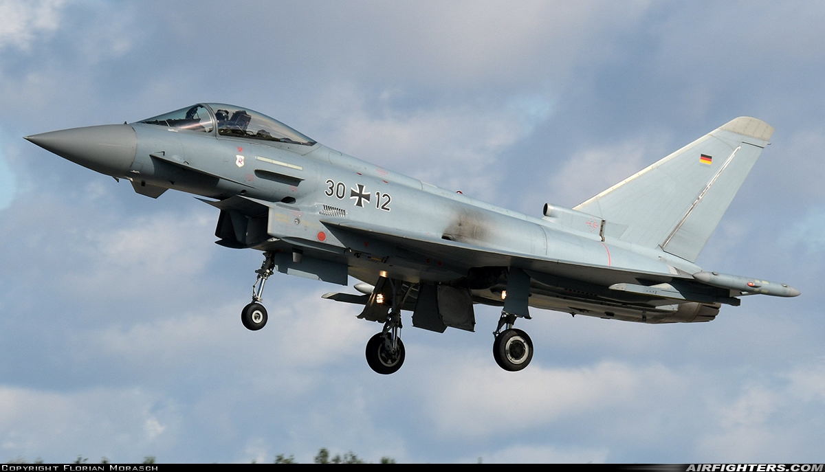 Germany - Air Force Eurofighter EF-2000 Typhoon S 30+12 at Ingolstadt - Manching (ETSI), Germany
