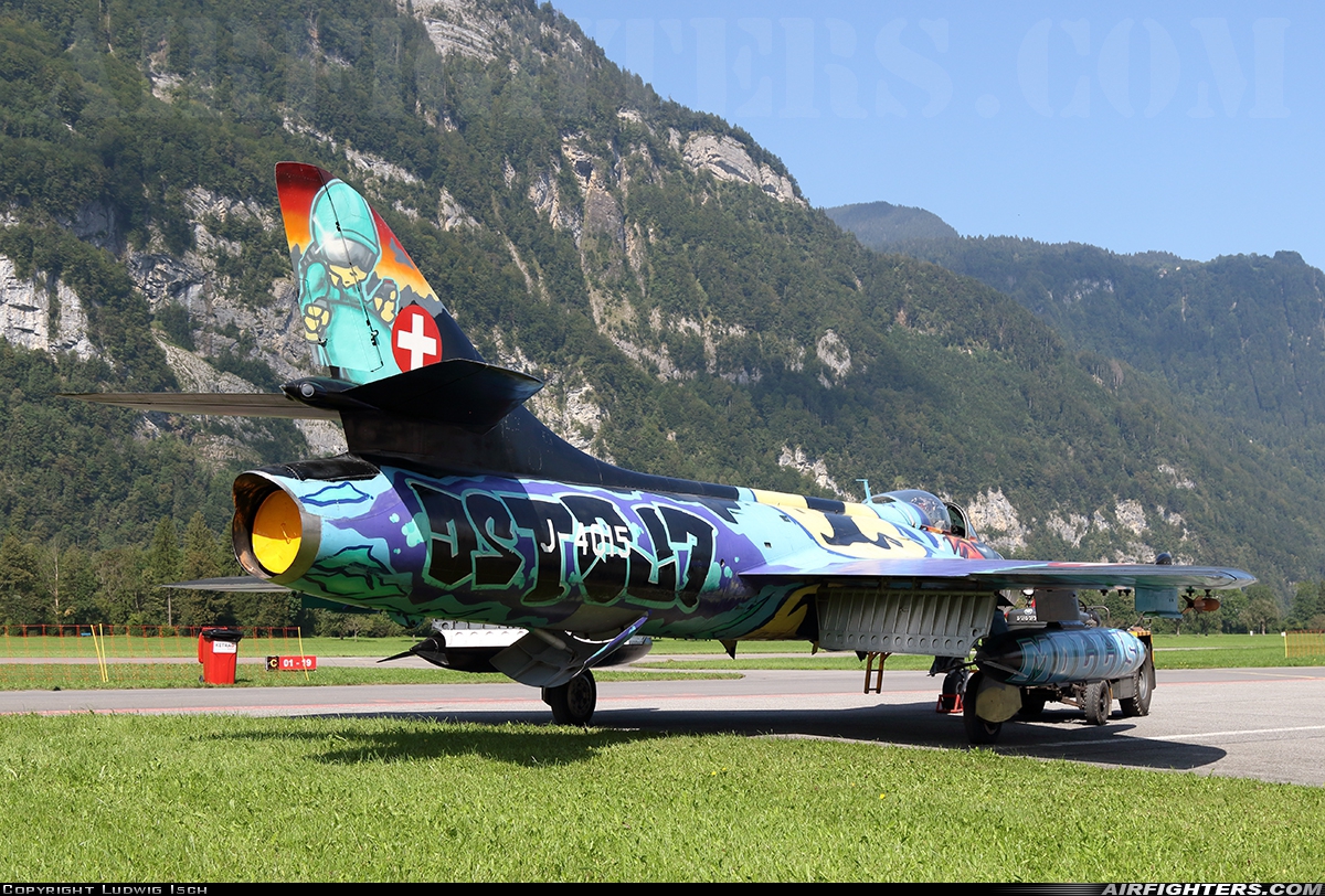 Private - Hunterverein Mollis Hawker Hunter F58 J-4015 at Mollis (LSMF), Switzerland
