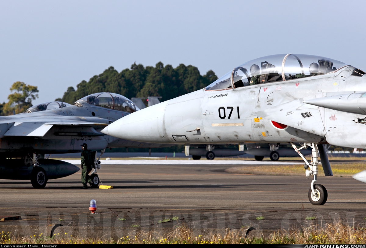 Japan - Air Force McDonnell Douglas F-15DJ Eagle 02-8071 at Nyutabaru (RJFN), Japan