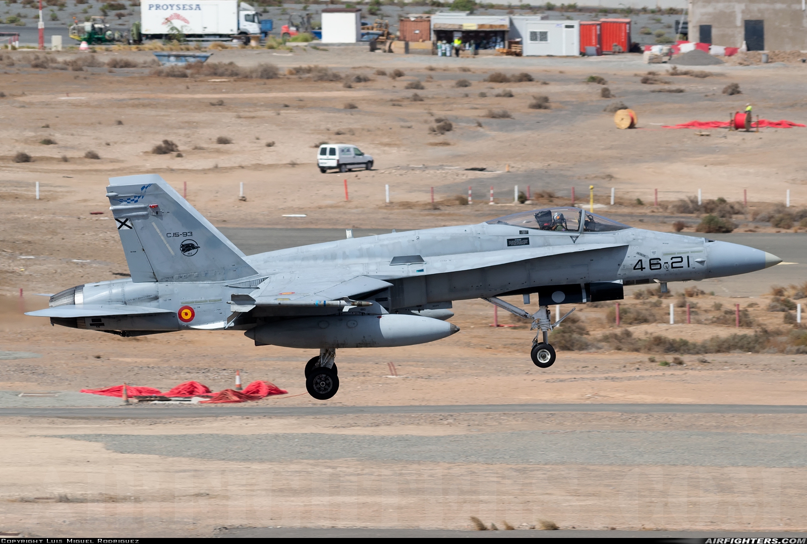 Spain - Air Force McDonnell Douglas F/A-18A+ Hornet C.15-93 at Gran Canaria (- Las Palmas / Gando) (LPA / GCLP), Spain