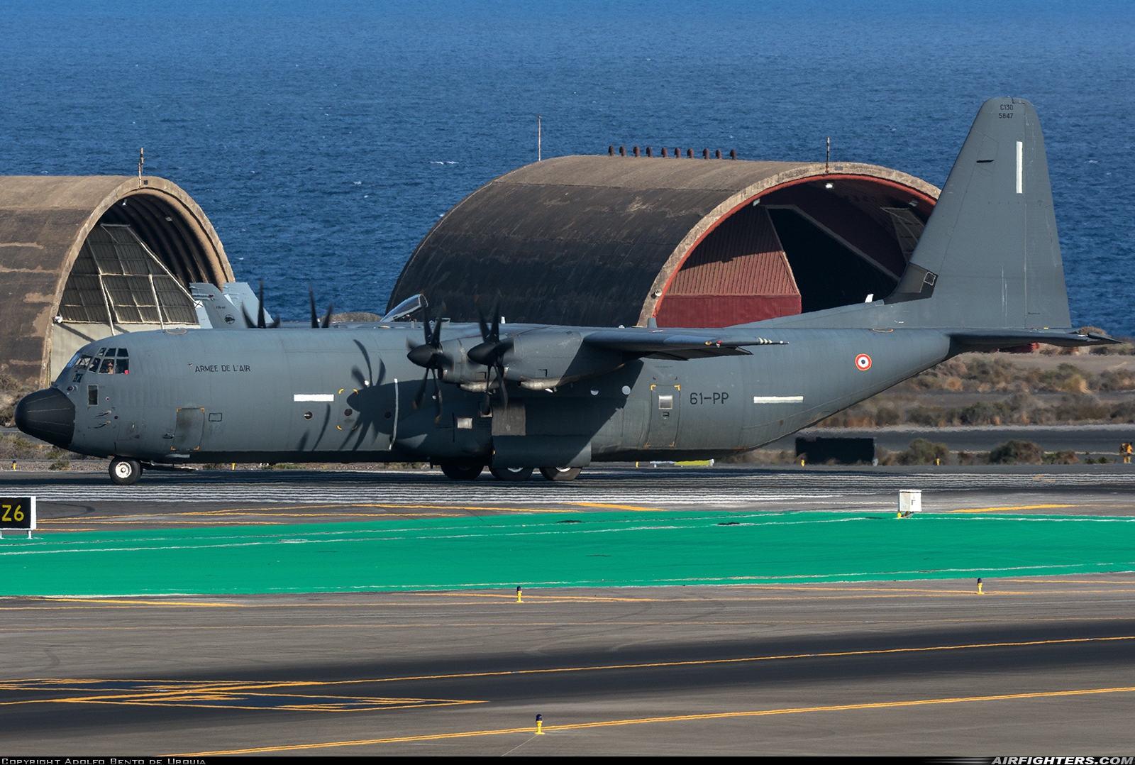 France - Air Force Lockheed Martin C-130J-30 Hercules (L-382) 5847 at Gran Canaria (- Las Palmas / Gando) (LPA / GCLP), Spain
