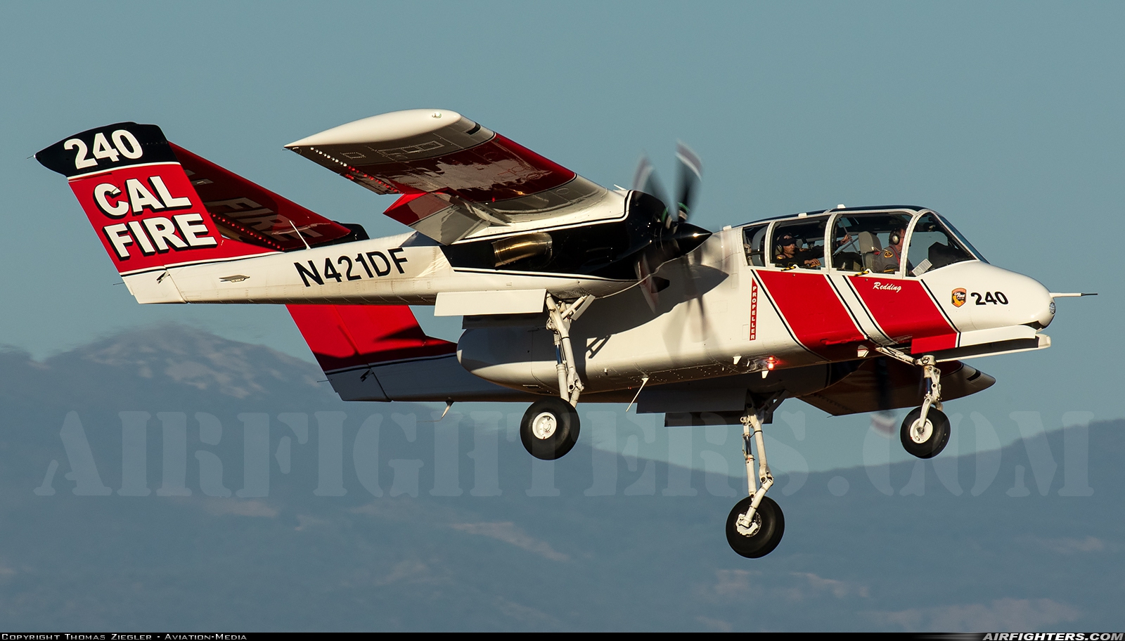 Local Government - USA - California - Department of Forestry North American Rockwell OV-10A Bronco N421DF at Redding - Municipal (RDD / KRDD), USA