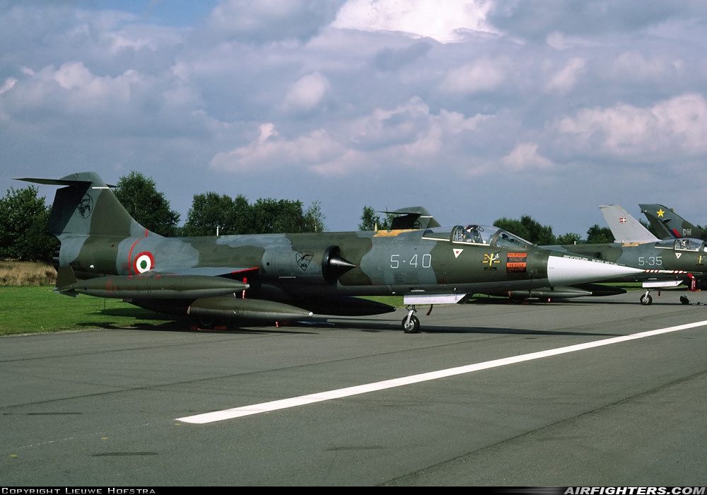Italy - Air Force Lockheed F-104S-ASA Starfighter MM6876 at Kleine Brogel (EBBL), Belgium