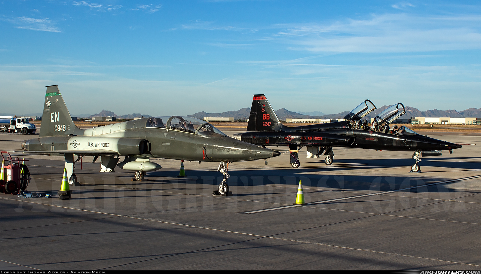 USA - Air Force Northrop T-38C Talon 67-14849 at Phoenix (Chandler) - Williams Gateway (AFB) (CHD / IWA / KIWA), USA