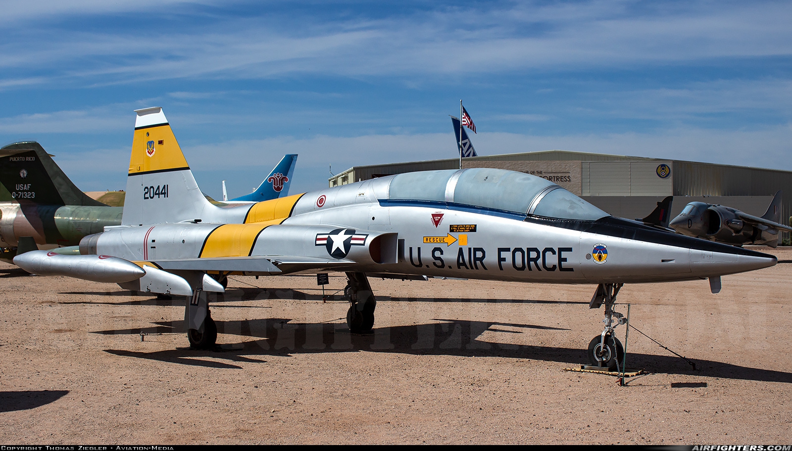 USA - Air Force Northrop F-5B Freedom Fighter 72-0441 at Tucson - Pima Air and Space Museum, USA