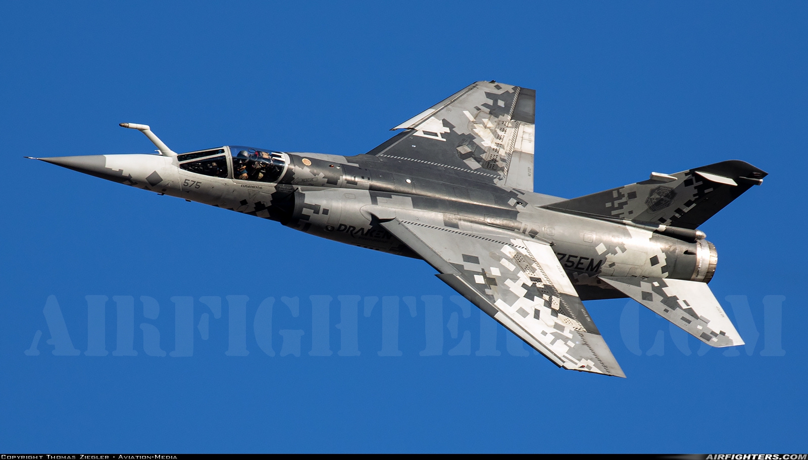 Company Owned - Draken International Dassault Mirage F1M N575EM at Las Vegas - Nellis AFB (LSV / KLSV), USA